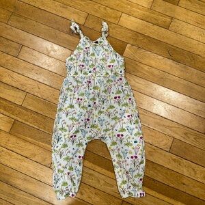 Baby Girl’s Tea Collection floral jumpsuit onesie